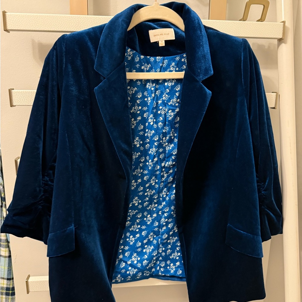 Blue Velvet Women's Jacket